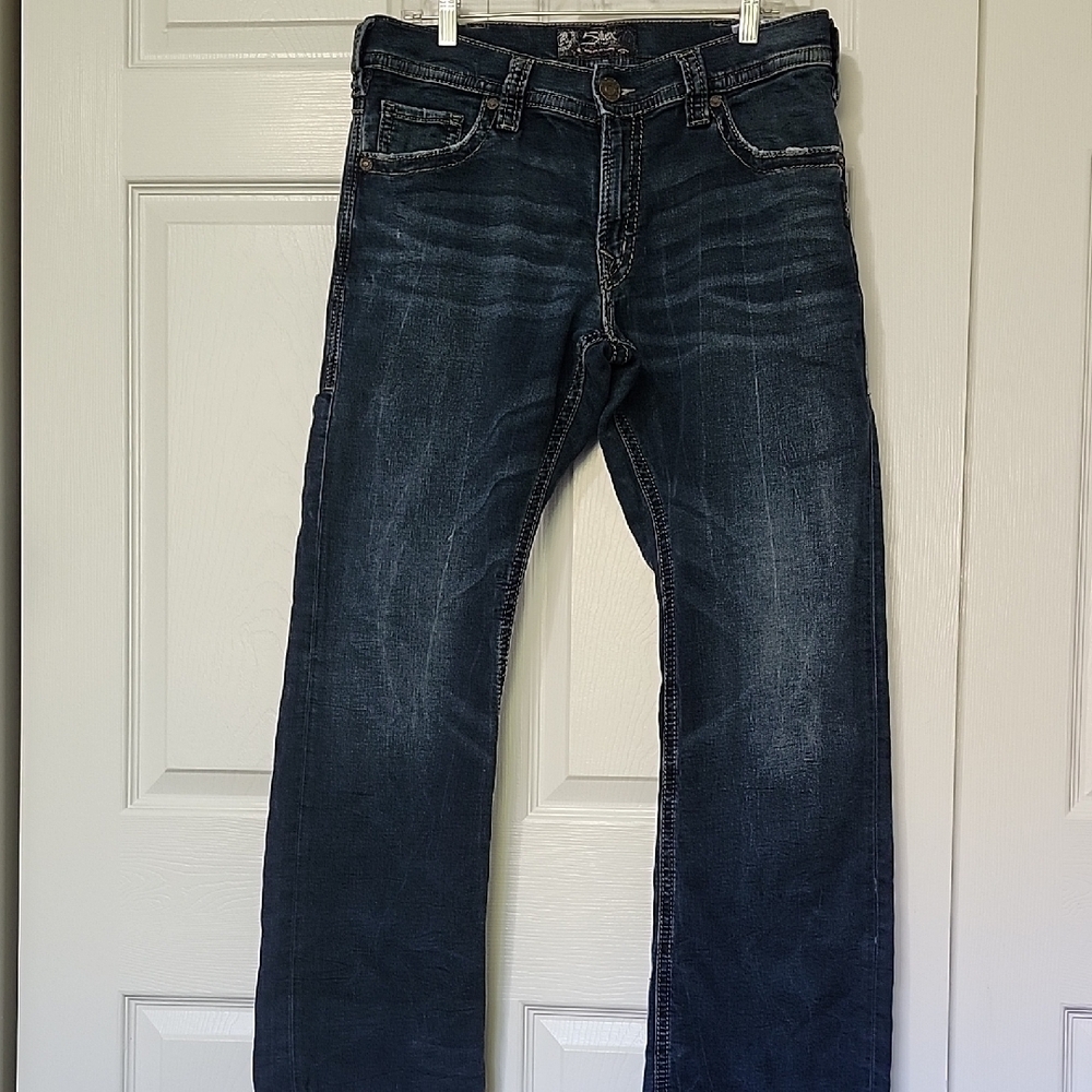 Silver Jeans Zac Relaxed Blue Denim with Vintage Appeal